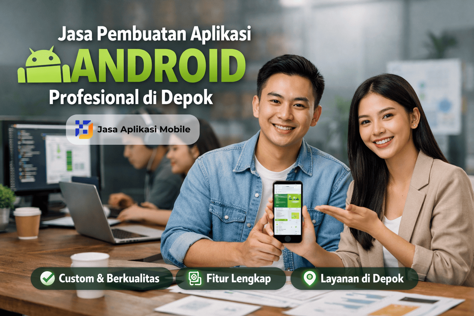 Jasa Pembuatan Aplikasi Android Profesional di Depok